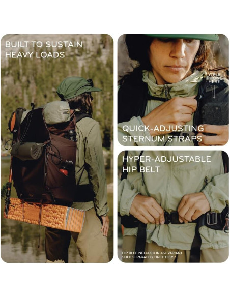 Mochila de Exterior Peak Design 45L Nube, Ligera y Versátil