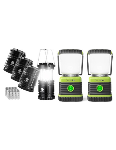 Paquete de 4 Linternas de Camping Etekcity 30 LED 140 Lúmenes