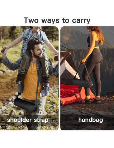 Bolsa de Almacenamiento Xxerciz para Silla de Camping Negra