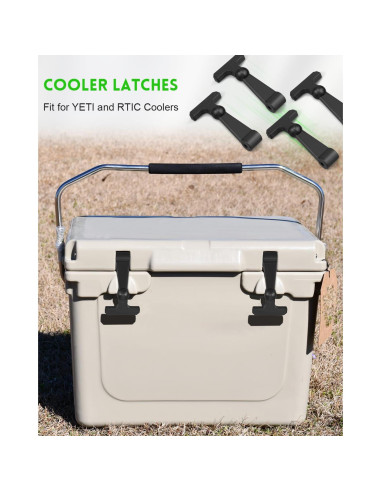 4 Ganchos de Goma ULXIOM para Enfriadores YETI RTIC
