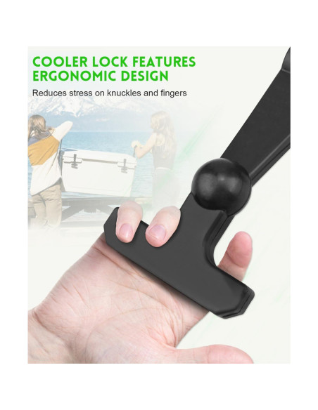 4 Ganchos de Goma ULXIOM para Enfriadores YETI RTIC