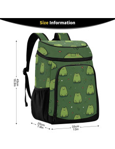Mochila Térmica Impermeable CEBUGI 36 Latas 33x20x43cm 2