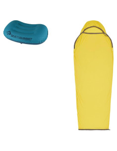 Sistema de Sueño Sea to Summit: Almohada Ultraligera y Forro Reactor