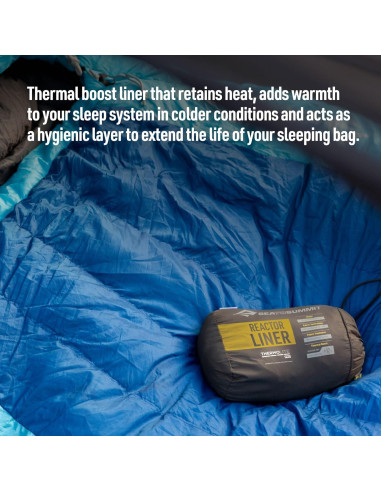 Sistema de Sueño Sea to Summit: Almohada Ultraligera y Forro Reactor