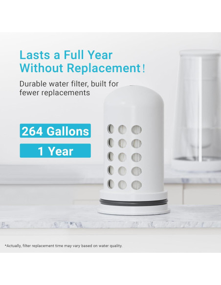 Filtro de Agua AQUA CREST para Jarras y Dispensadores LifeStraw