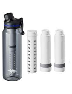 Botella de Agua Filtrada Membrane Solutions 1.06L con Filtros ACF+UF