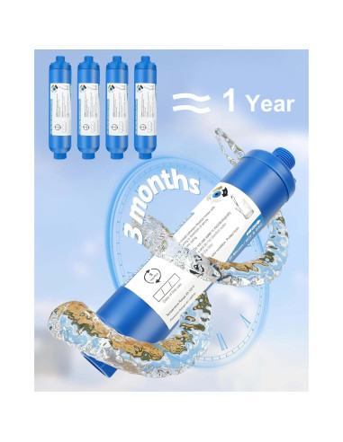 Filtro de Agua Inline GCCSJ para RV - 4 Unidades, 4000 L
