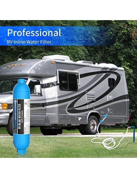 Filtro de Agua Inline Lifefilter 2 Unidades, Certificado NSF, Reduce Cloro y Olores