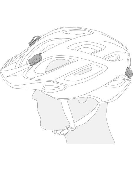 Clip Adhesivo PETZL Uni Adapt para Linterna Frontal - Paquete de 4