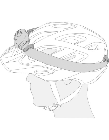 Clip Adhesivo PETZL Uni Adapt para Linterna Frontal - Paquete de 4