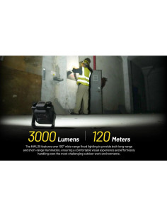 Linterna Recargable Nitecore NWL30 3000 Lúmenes USB-C 2