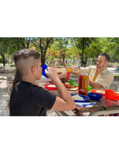 Juego de Utensilios de Camping Wealers 16 Piezas para 4 Personas 2