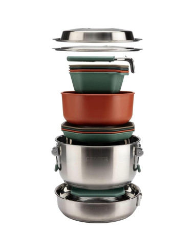 Conjunto de Cocina ComplEAT Gerber Gear 16 Piezas Camping