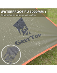 Toldo Lateral para Automóvil GEERTOP 5.79x3.35m Impermeable 2