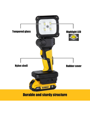 Luz de Trabajo LED Inalámbrica DAYATECH DY-363Z 3000 Lúmenes