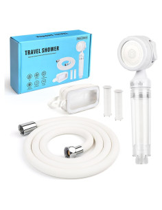 Kit de Ducha Portátil Klabb TS-01 con Filtros Reemplazables