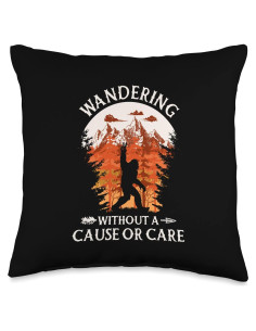 Cojín Cuadrado Bigfoot Sasquatch 40x40 cm 100% Poliester