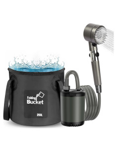 Kit de Ducha Portátil Catlyn YY-SS002 20L Bomba Eléctrica