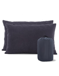 Almohadas de Camping MOON LENCE 2 Paquete Mediano Gris