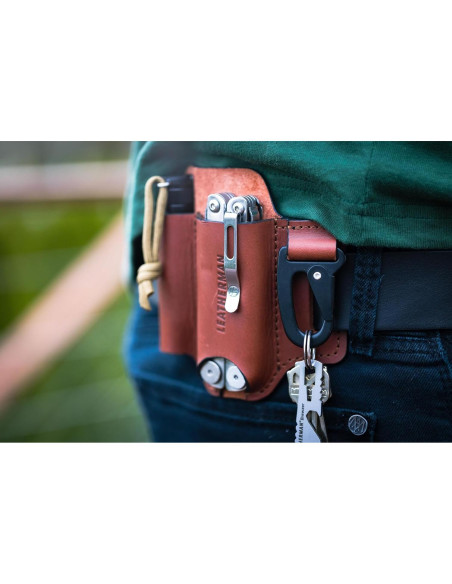 Funda de Cuero Premium LEATHERMAN Ainsworth Grande Marrón