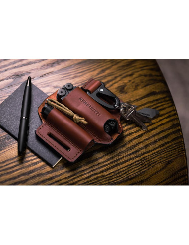 Funda de Cuero Premium LEATHERMAN Ainsworth Grande Marrón