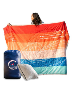 Manta Impermeable Gruff 5-en-1 para Camping 2x1.32m