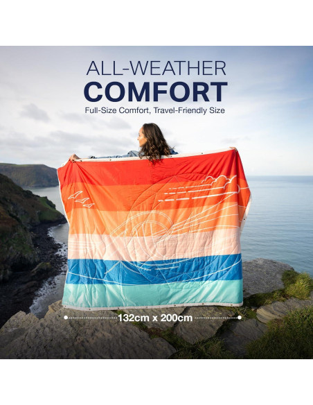 Manta Impermeable Gruff 5-en-1 para Camping 2x1.32m Manta Impermeable Gruff 5-en-1 para Camping 2x1.32m