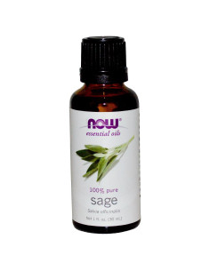Aceite Esencial de Salvia NOW Foods 30 ml Aroma Cálido