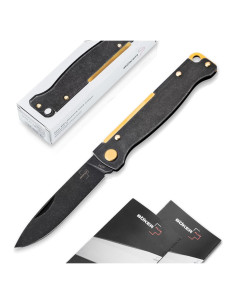 Cuchillo de bolsillo BKER PLUS Atlas Negro 16.61 cm EDC