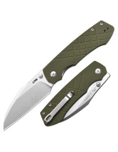 Cuchillo Plegable CJRB Kestrel 8.4cm Hoja AR-RPM9 Verde G10