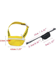 Accesorios de Mochila Colorida iTeporein para Muñecas 1/8 a 1/6 2