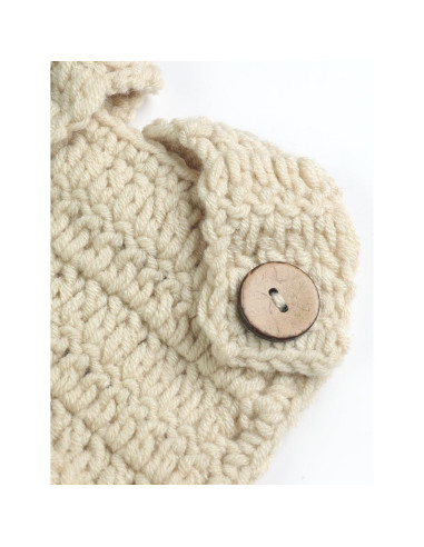 Conjunto de Disfraz de Conejito de Ganchillo BxuanW para Bebés