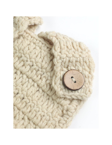 Conjunto de Disfraz de Conejito de Ganchillo BxuanW para Bebés