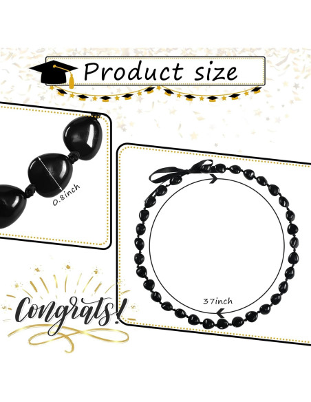 Collar de Graduación Hawaiano Yinkin 94 cm con Cierre de Cinta