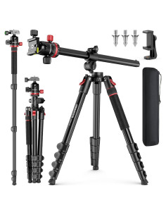 Trípode de Aluminio CAMBOFOTO TM265 172.72cm con Cabeza de Bola