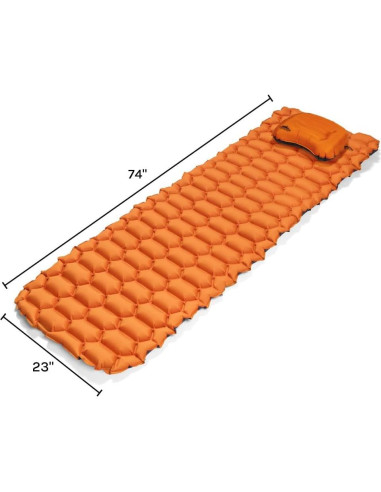 Colchón Inflable Cascade Mountain Tech Naranja 187.96 cm