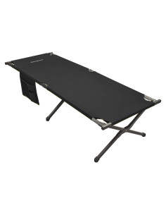 Cama de Camping Plegable KingCamp KC2011 Negra 206x76 cm