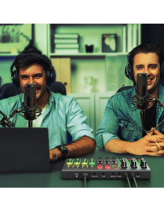 Equipo de Podcast para 2 Personas - Mezclador DJ MHS134 2
