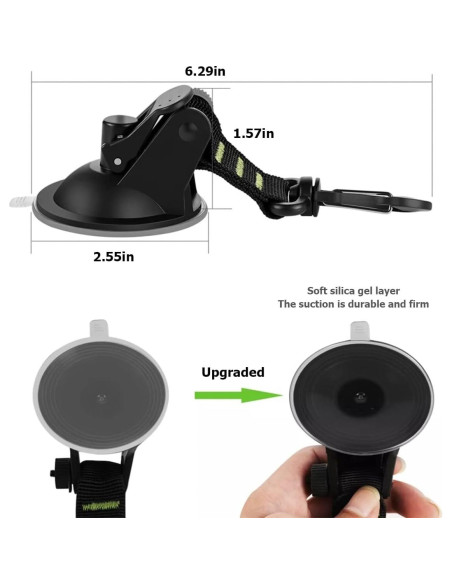 4 Ventosas de Alta Resistencia AICEL para Camping y Coche