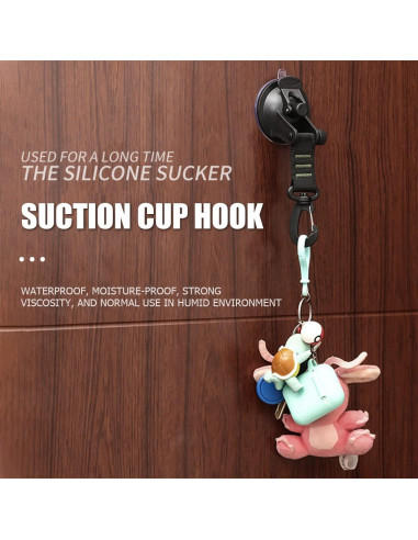 4 Ventosas de Alta Resistencia AICEL para Camping y Coche