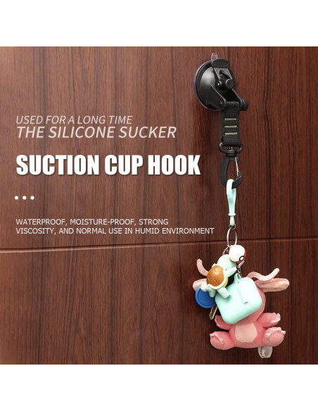 4 Ventosas de Alta Resistencia AICEL para Camping y Coche