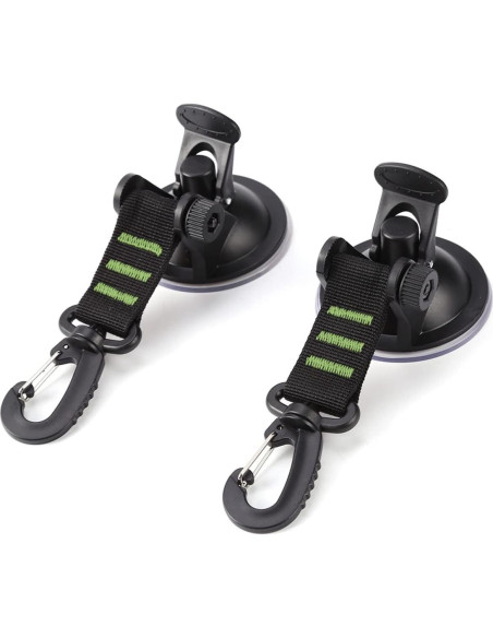 4 Ventosas de Alta Resistencia AICEL para Camping y Coche