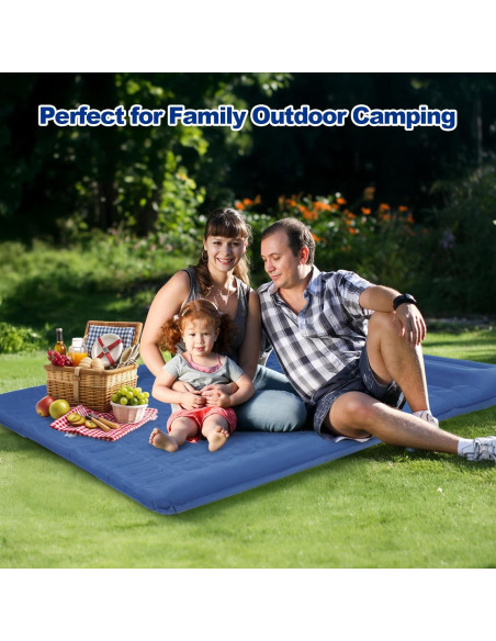 Colchón Inflable Doble CAMULAND 196x135 cm 4.7 cm Grosor