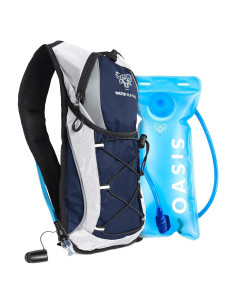 Mochila de Hidratación Water Buffalo 12L con Bolsa de 2L Azul
