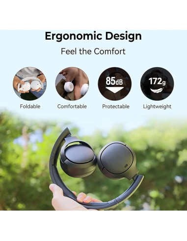 Edifier WH500 Auriculares Inalámbricos Bluetooth 40H Negro