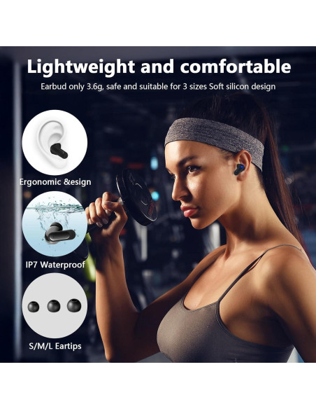 Auriculares Inalámbricos Dufiga SE60 Bluetooth 5.3 con ANC 50H