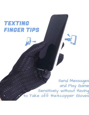 Guantes de Compresión Thx4Copper para Artritis - Talla Pequeña