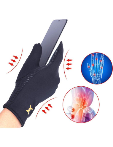Guantes de Compresión Thx4Copper para Artritis - Talla Pequeña