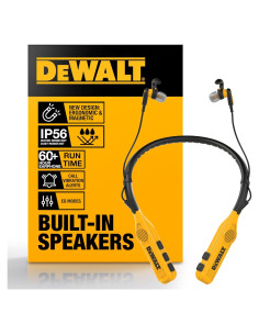 Auriculares Bluetooth DEWALT Jobsite Pro Max 60h Resistencia