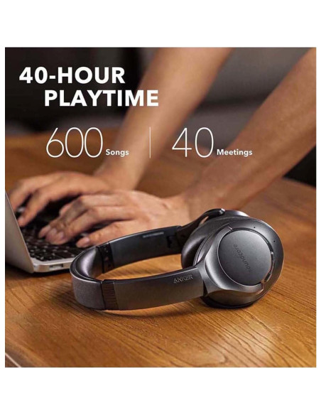 Auriculares Inalámbricos Bluetooth Anker Life Q20 Negro Auriculares Inalámbricos Bluetooth Anker Life Q20 Negro